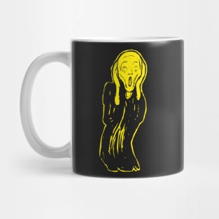 The Scream  minimalized Mug